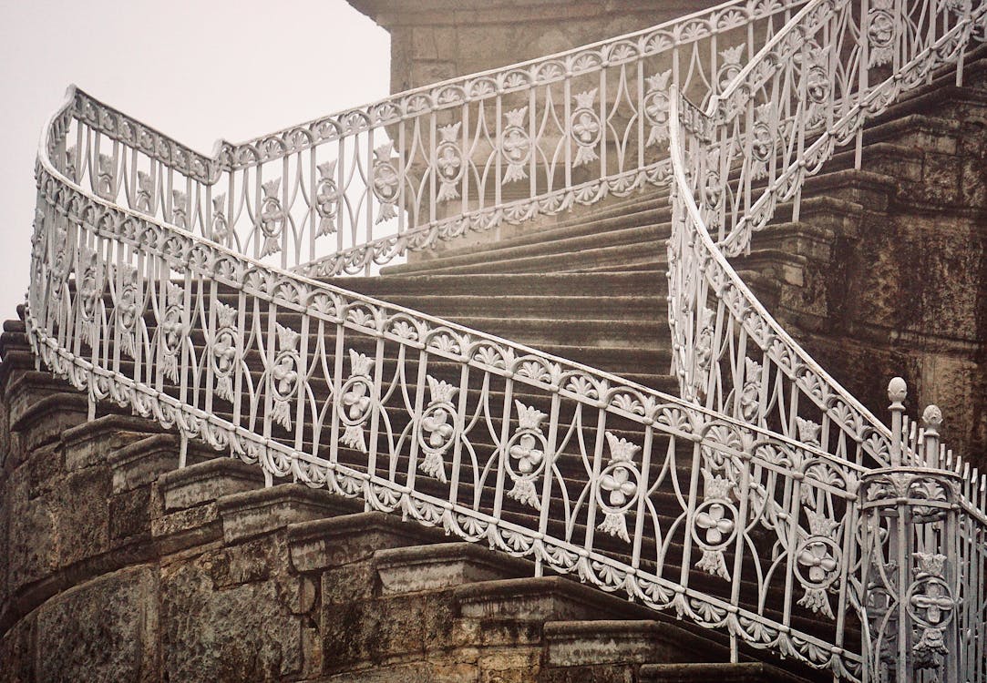 Ornate Railing of Stairs · Free Stock Photo