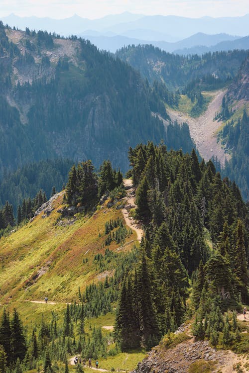 垂直ショット, 山岳, 山脈の無料の写真素材