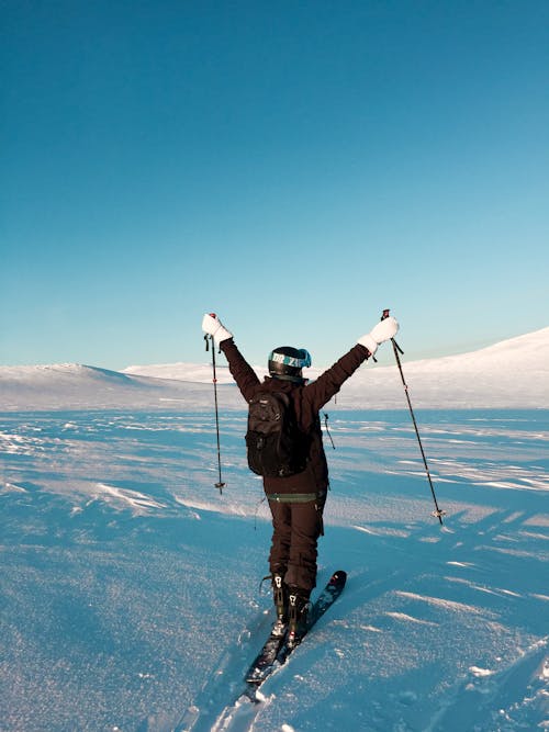 Person Standing Holding Stick