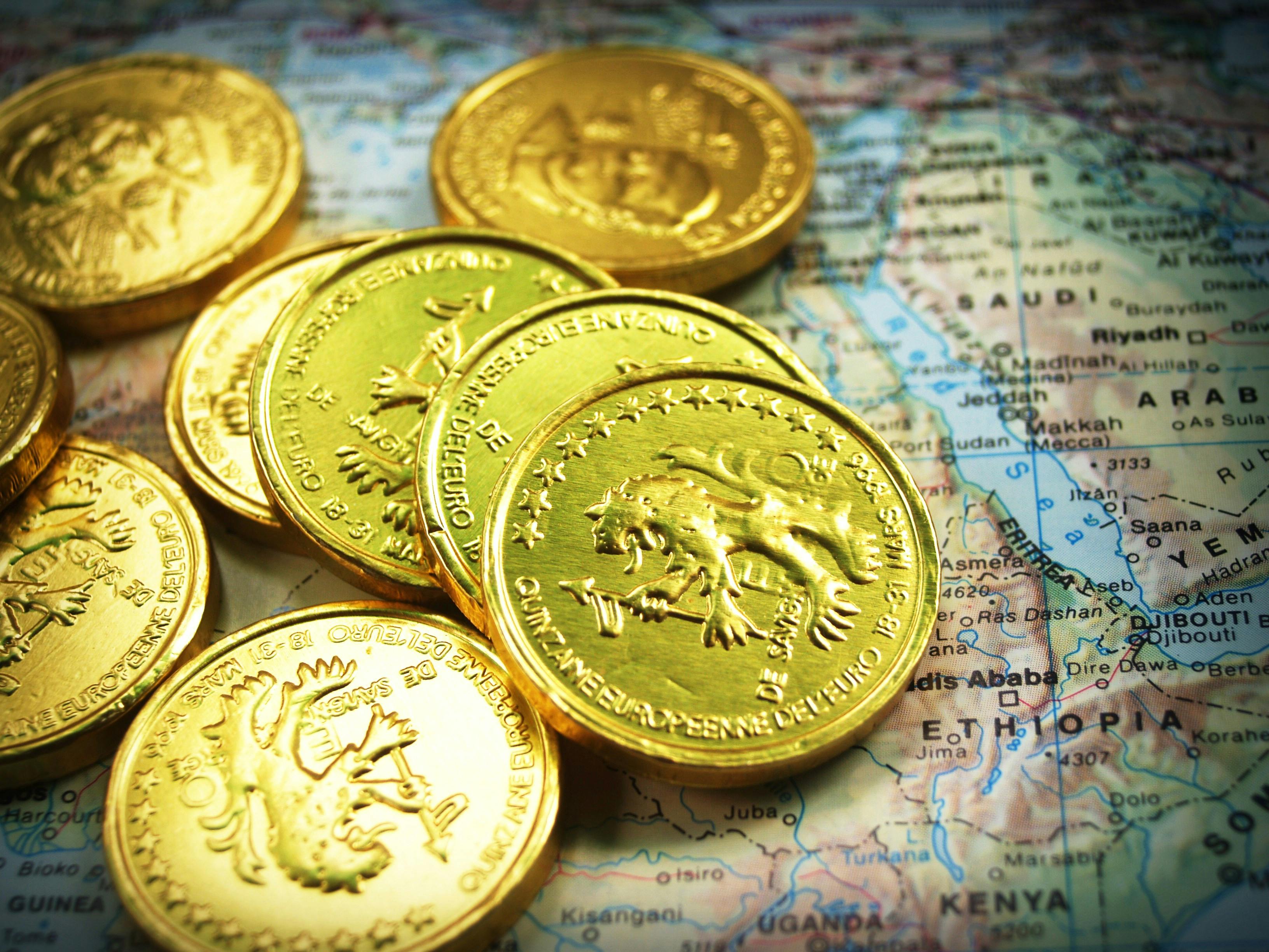 Free stock photo of bullion, gold, gold bars