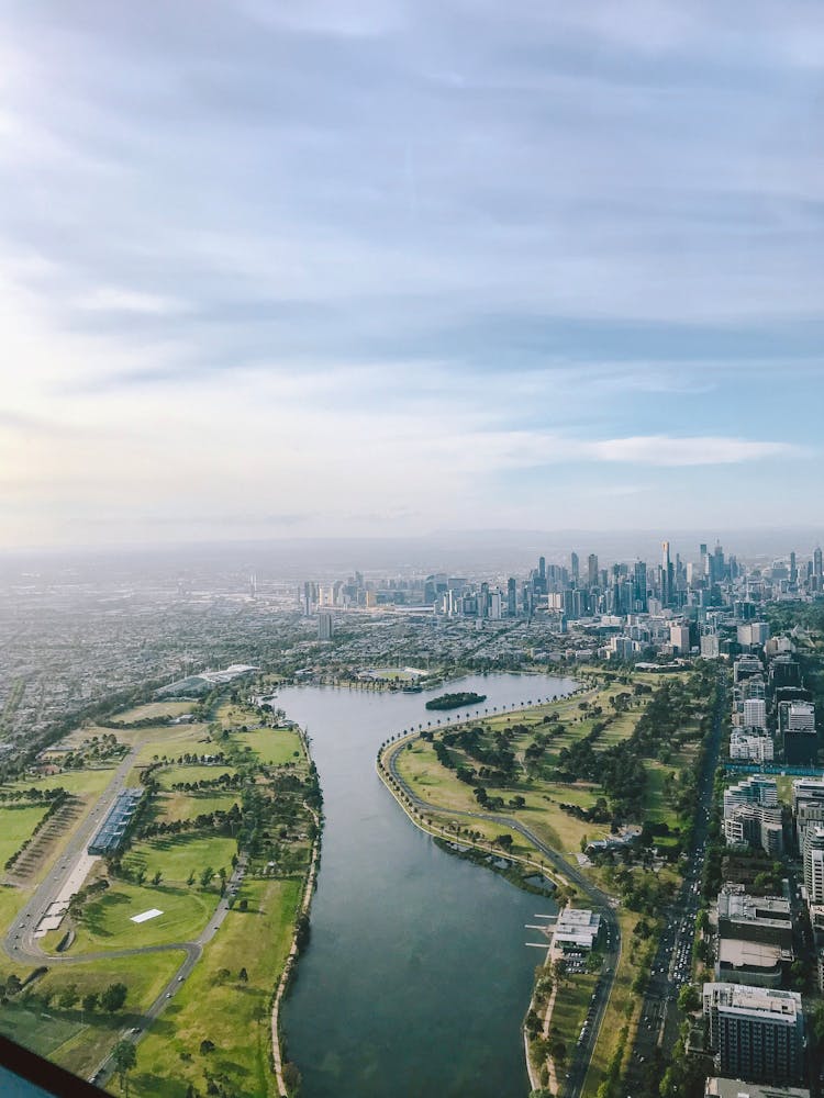 Aerial Shot Of City