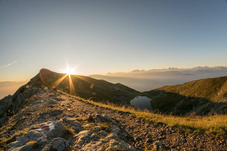 Mountain During Sunrise