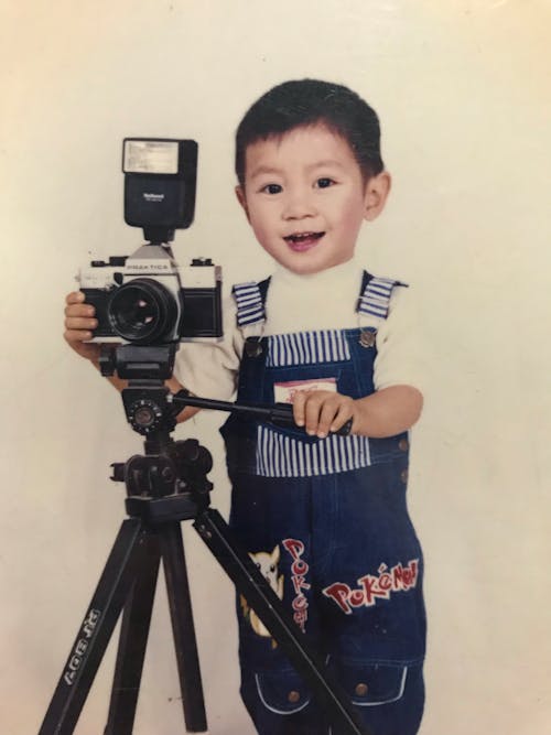 Baby Holding Camera