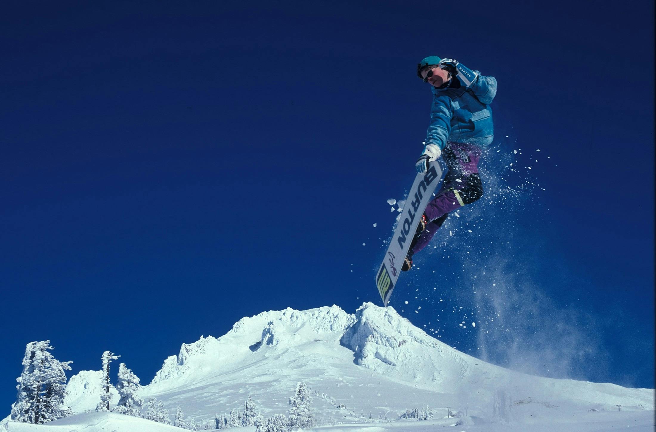 Three friends skiing together