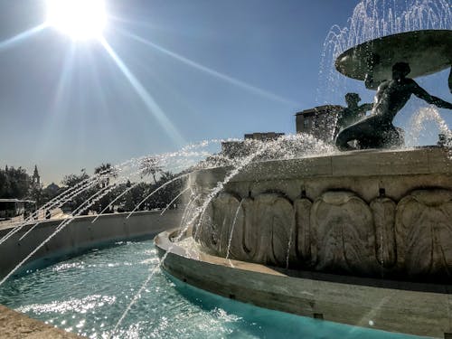 Immagine gratuita di acqua, fontana, fontana del sole