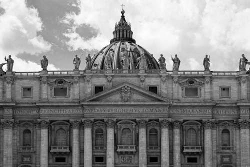 Δωρεάν στοκ φωτογραφιών με ασπρόμαυρο, η πόλη του βατικανού, θρησκεία