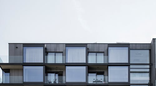 Edificio De Ventana De Vidrio Transparente