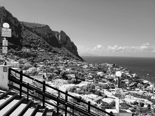 Gratis stockfoto met amalfi coast, architectuur, berg