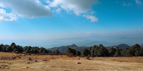 nature view , mountains, cloudy sky