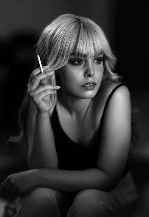 Portrait of Woman with Cigarette