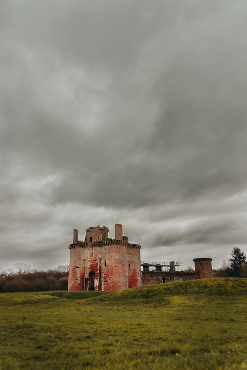 Immagine gratuita di castello di caerlaverock, prato, punti di riferimento locali