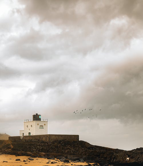 Foto d'estoc gratuïta de bamburgh, englad, far