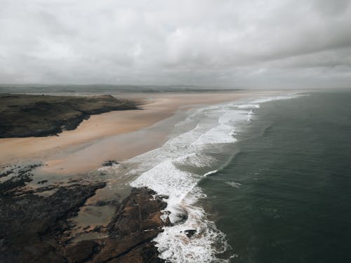 Foto stok gratis fotografi udara, garis pantai, Inggris