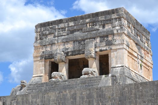 Explore the ancient beauty of Mayan architecture at Chichén Itzá in Mexico.