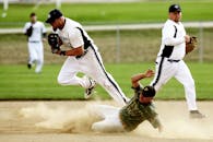 Baseball Player Running on Court · Free Stock Photo