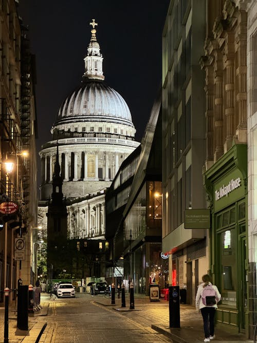 aydınlatılmış, aziz paul katedrali, Birleşik Krallık içeren Ücretsiz stok fotoğraf