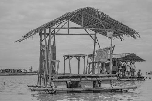 Foto profissional grátis de assentos, bambu, casa de campo