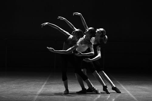 Free Three Female Dancers Dancing Stock Photo