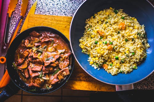 Fotos de stock gratuitas de arroz, cocina, comedor de carne