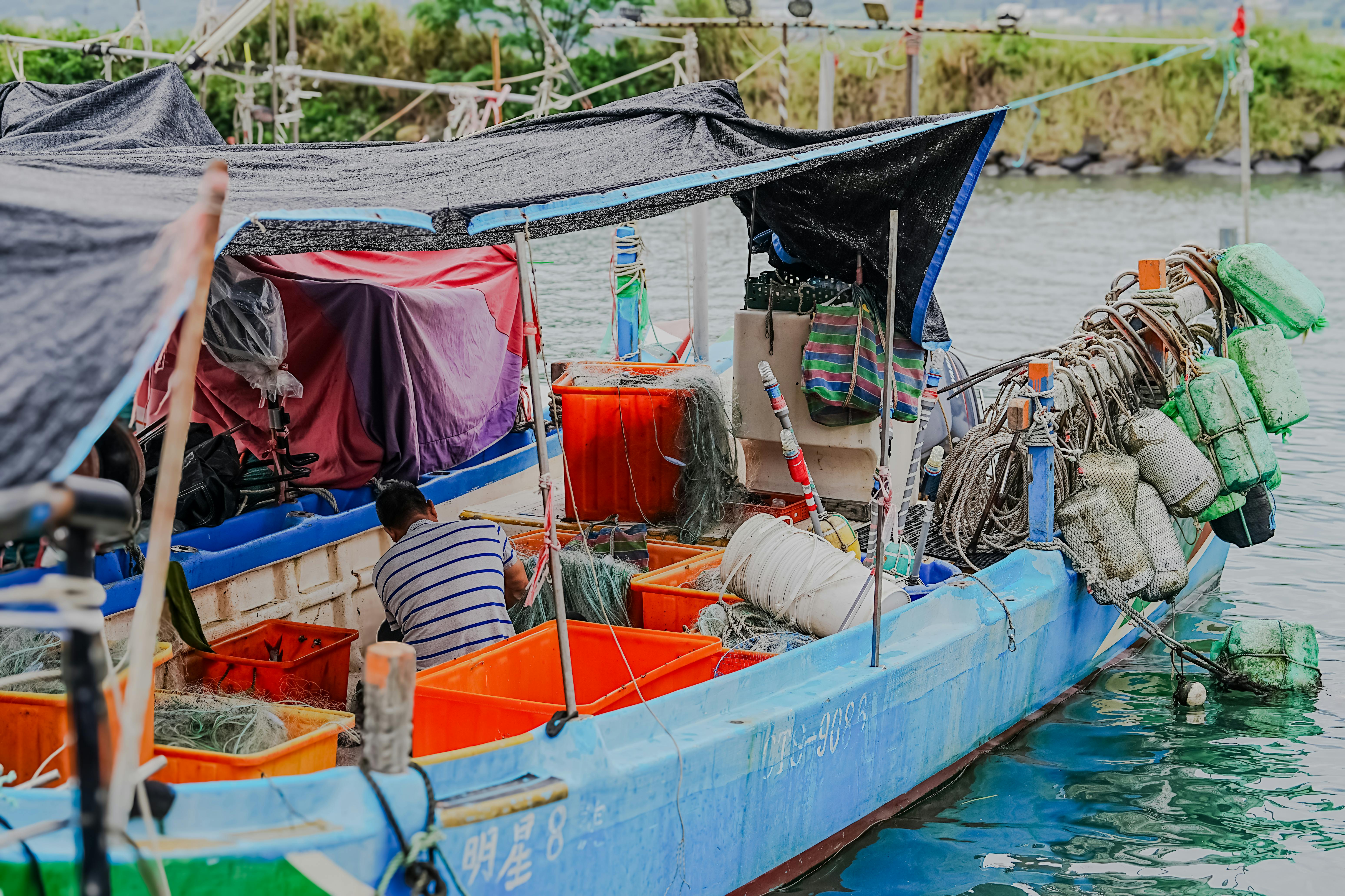 南方澳漁港的海岸風景