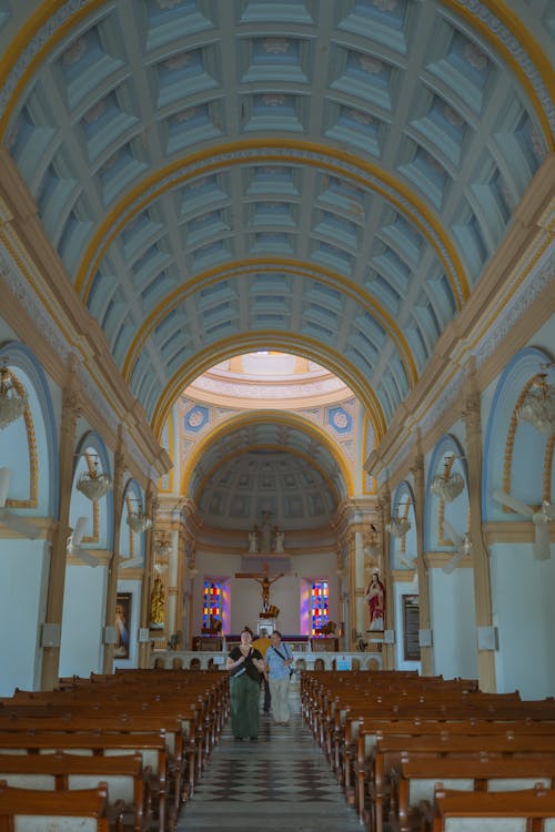 Foto stok gratis agama, bagian dalam, gereja nyonya malaikat kami