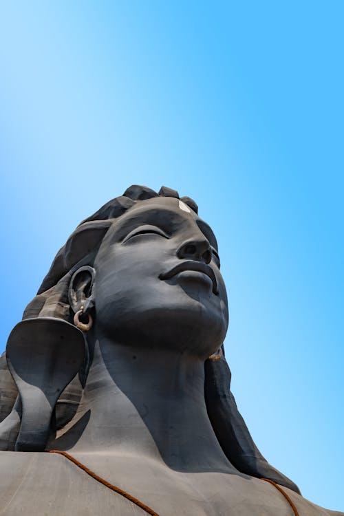 Foto profissional grátis de adiyogi shiva, busto, coimbatore