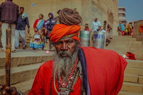 Foto stok gratis jenggot, laki-laki, pakaian tradisional