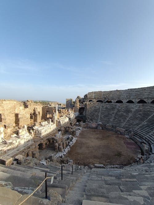 고대의, 극장, 도시의 무료 스톡 사진