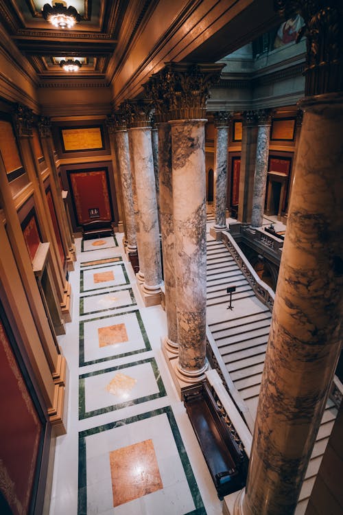 Pillars Inside The Hall