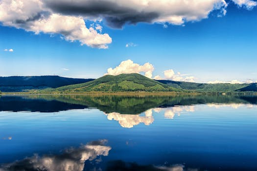 Free stock photo of landscape, mountains, sky, water