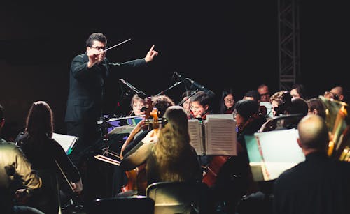 Kostnadsfri bild av dirigent, musikalisk, musikinstrument