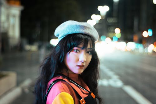 Foto stok gratis gadis asia, Korea, lampu