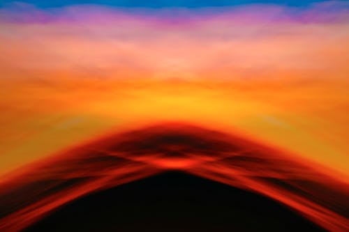 Fotobanka s bezplatnými fotkami na tému abstrakt západu slnka, abstraktná panoráma, abstraktný súmrak