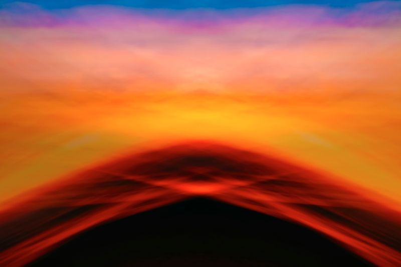 Abstract sunset colour field — Robert Clark on Pexels