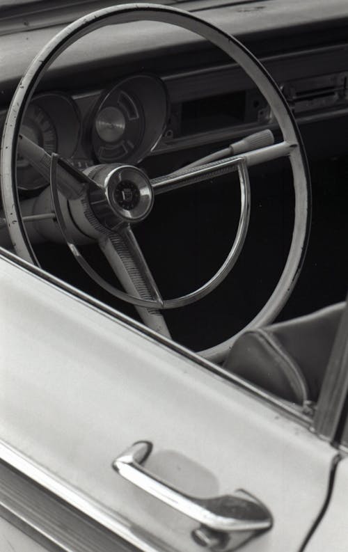 Steering Wheel, Vintage car
