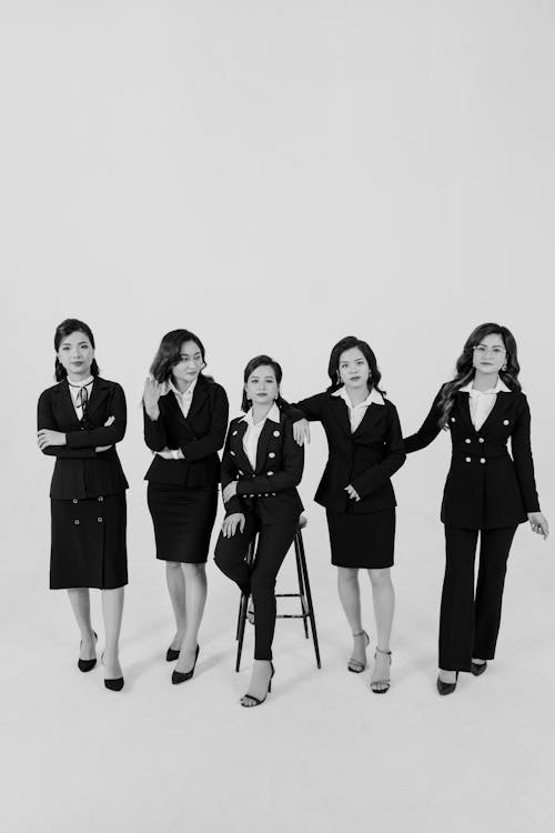 Základová fotografie zdarma na téma asijské ženy, černobílý, elegance