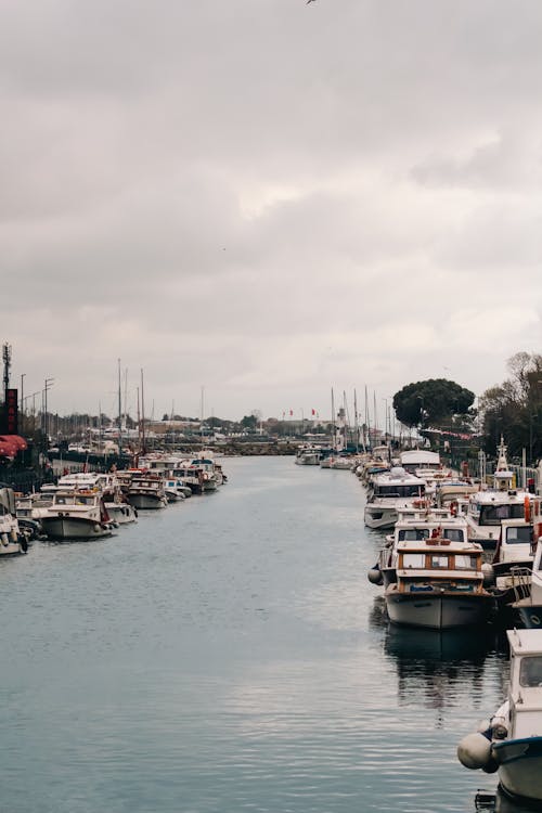 Gratis lagerfoto af by, byer, fortøjet