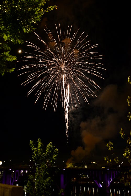 Kostnadsfri bild av blixt, explosion, explosiv flodpanorama