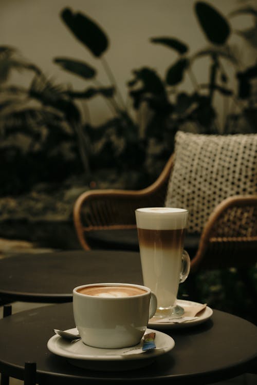 Kostenloses Stock Foto zu cappuccino, eis kaffee, kaffeekultur