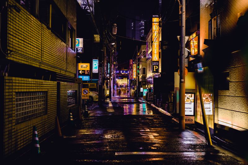 Neon-lit night street — Aleksandar Pasaric on Pexels