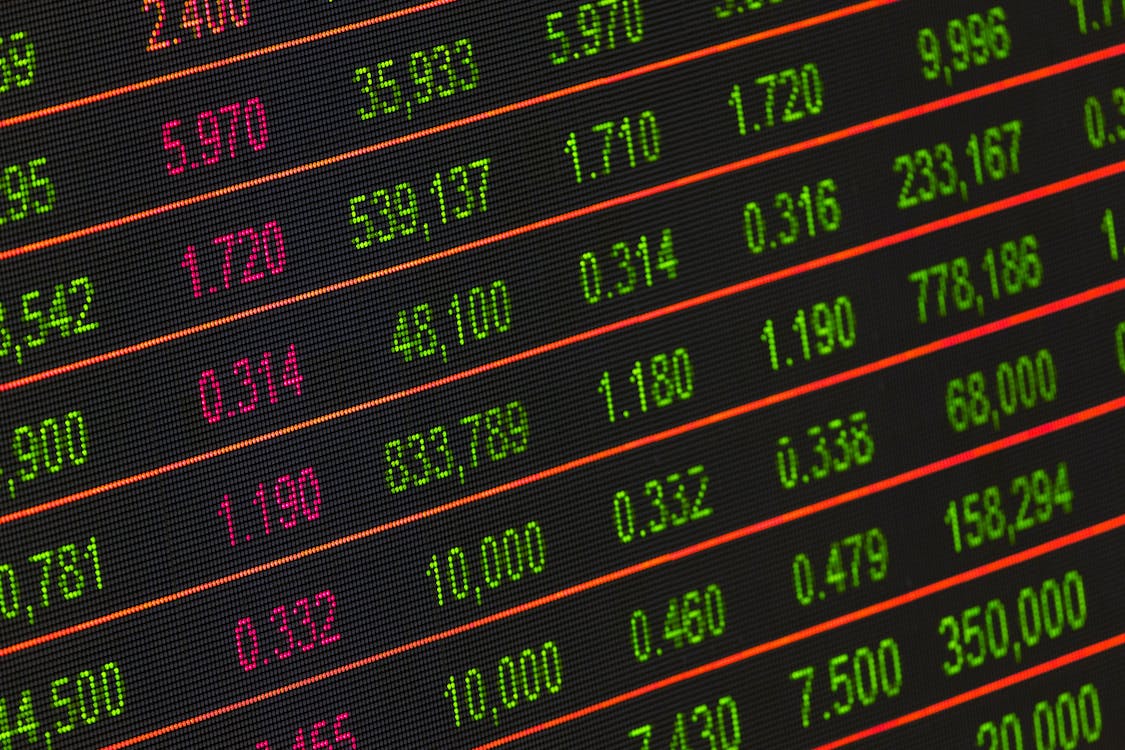 Free Stock Exchange Board Stock Photo