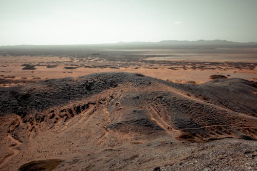 Aerial View of a Desert