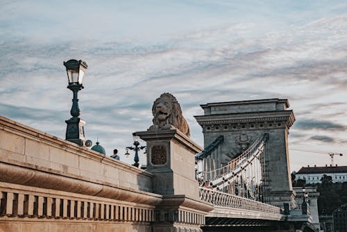 Δωρεάν στοκ φωτογραφιών με szechenyi αλυσίδα γέφυρα, Βουδαπέστη, ορόσημο