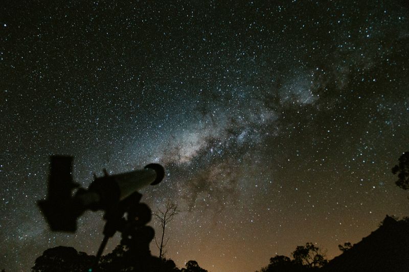 Cielo estrellado de noche