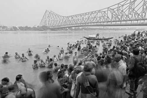 Δωρεάν στοκ φωτογραφιών με hooghly ποτάμι, howrah γέφυρα, Άνθρωποι