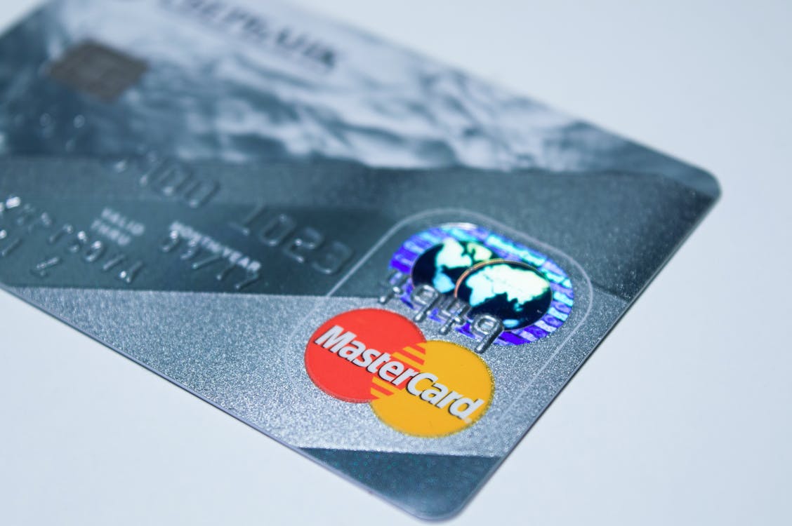 Kostenlos Master Card Debitkarte Stock-Foto