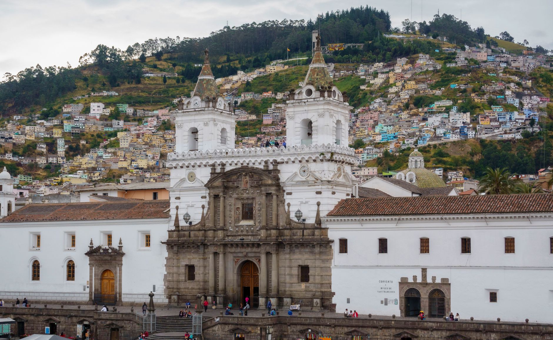 El casco colonial de Quito