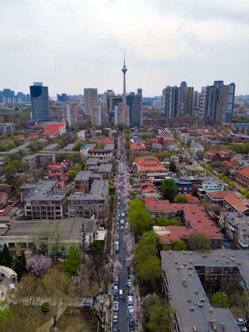 binalar, Çin, dikey atış içeren Ücretsiz stok fotoğraf