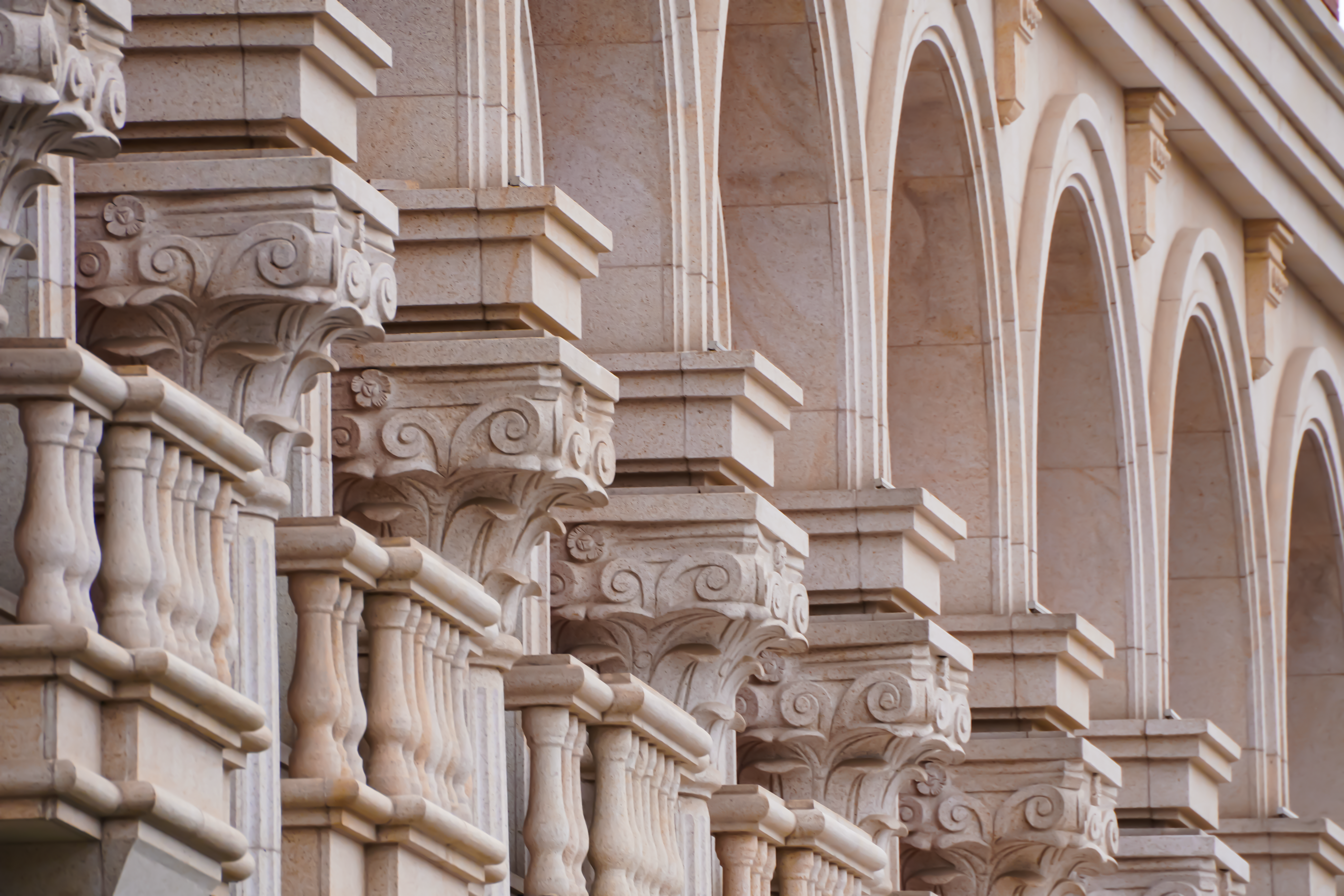 Exterior of a Neoclassical Building · Free Stock Photo