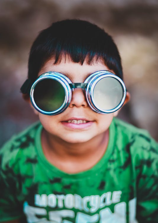 Boy Wearing Goggles